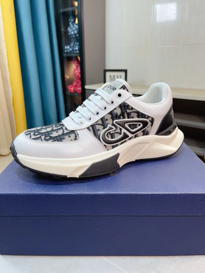 Men's men's shoes 💰438🌹🌹【Dior】Best-selling official website world premiere🔝High-end men's shoes brand official website latest series: The upper is made of imported cowhide with specially designed fabrics➕Mesh breathable lining. Make walking more convenient and comfortable! Compared with the official quality, Midea’s 1:1 replica. Create a fashionable personality to set off your uniqueness! A must-have for trendy men! Classic style. Men's sizes: 38-44.